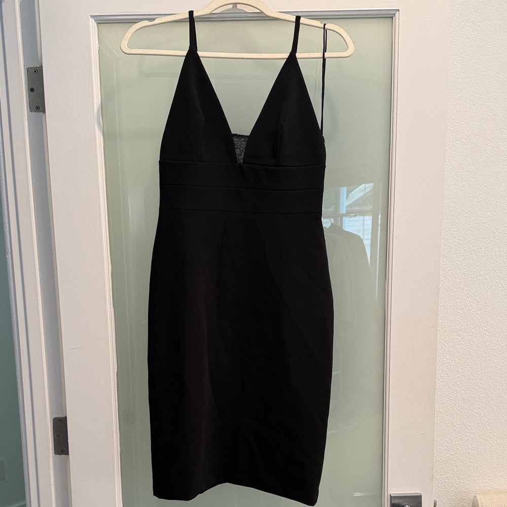 Alice + Olivia Black Backless Dress - NWT